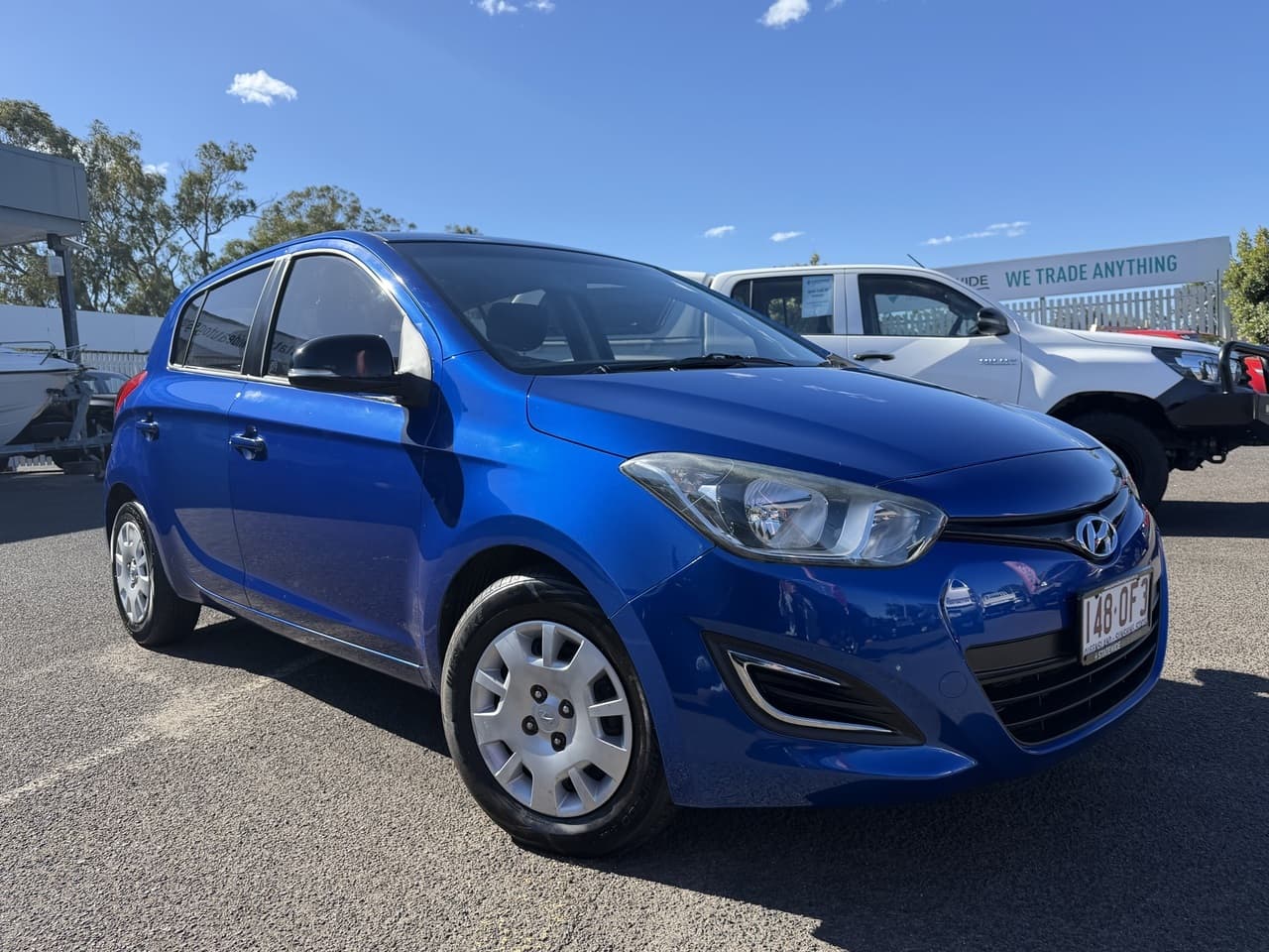 2013 Hyundai i20 PB MY14 Active Blue 4 Speed Automatic Hatchback — photo 1 of 22